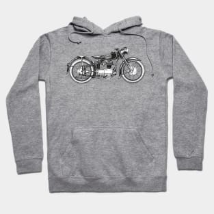 Retro Vintage Motorcycle I love my Motorcycle Hoodie